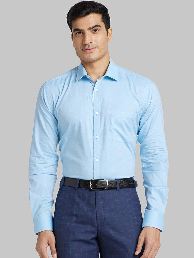 Park Avenue Blue Formal Shirt