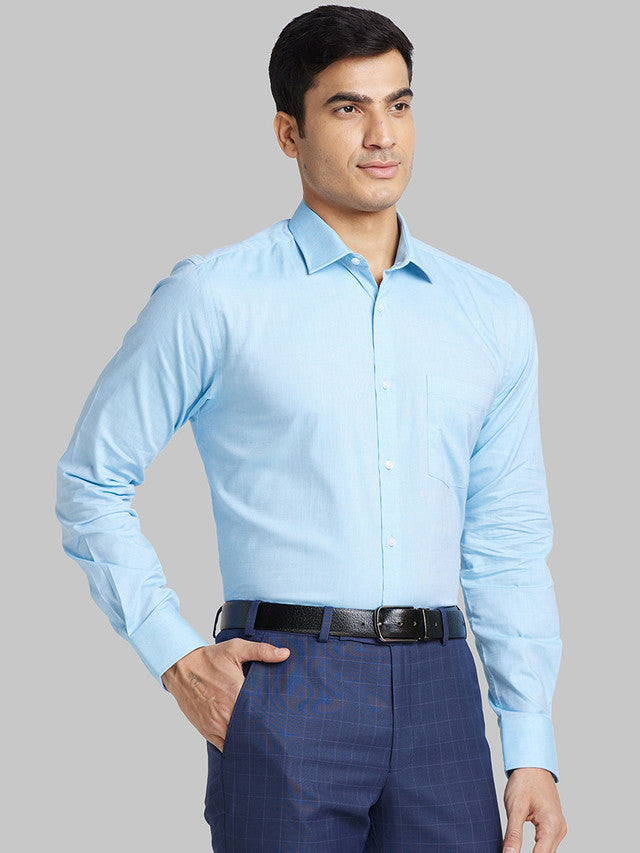 Park Avenue Blue Formal Shirt