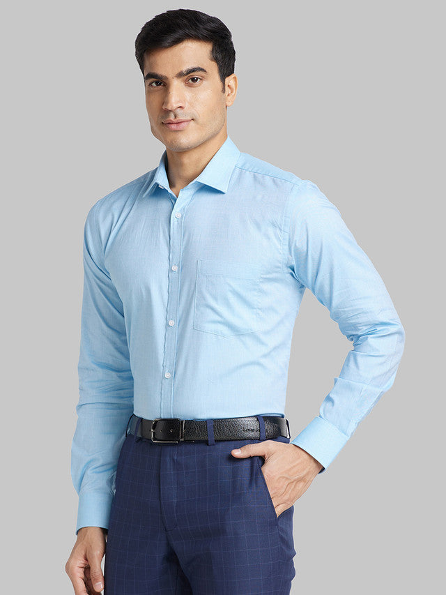 Park Avenue Blue Formal Shirt