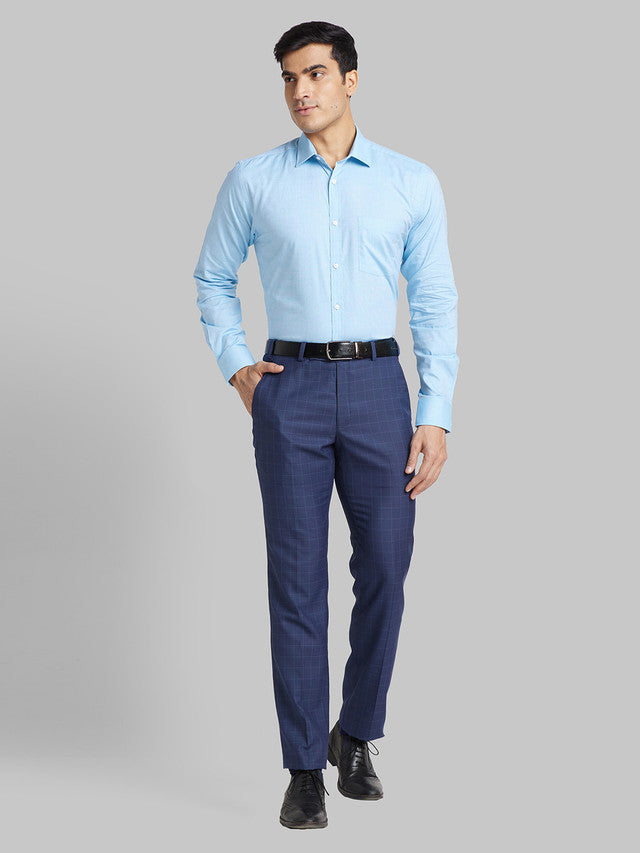 Park Avenue Blue Formal Shirt