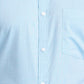 Park Avenue Blue Solid Slim Fit Cotton Formal Shirt