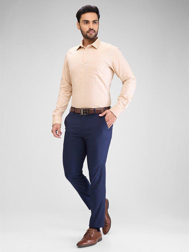 Park Avenue Beige Formal Shirt