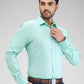 Park Avenue Green Formal Shirt