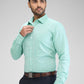 Park Avenue Green Formal Shirt