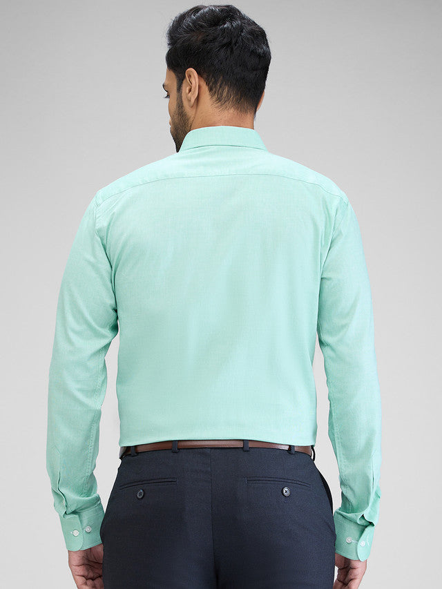 Park Avenue Green Formal Shirt