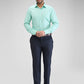 Park Avenue Green Formal Shirt