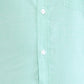 Park Avenue Green Solid Slim Fit Cotton Formal Shirt