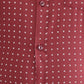 Park Avenue Maroon Printed Slim Fit Cotton Blend Formal Shirt