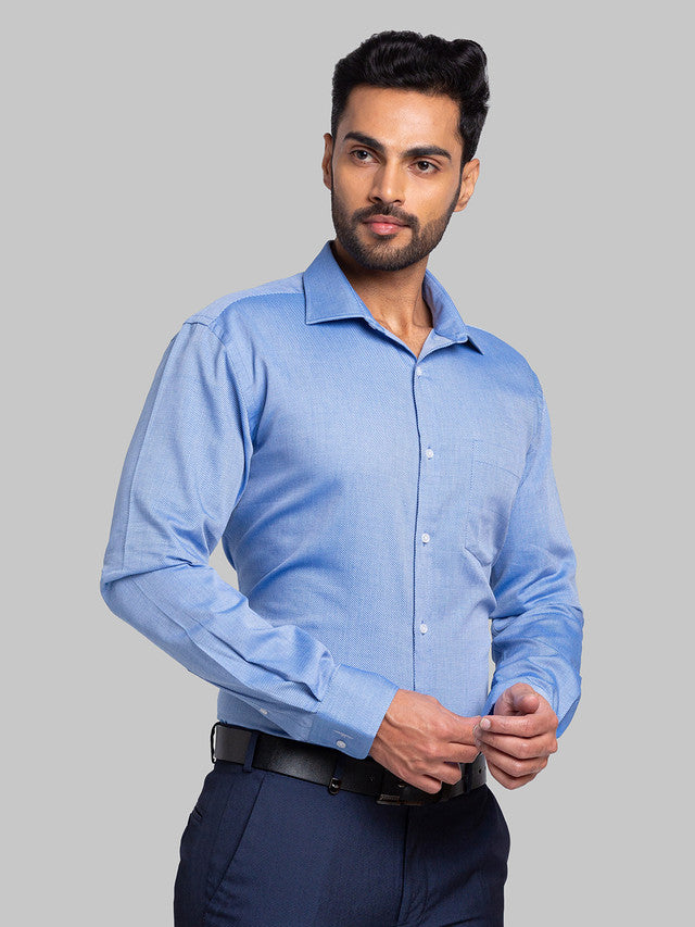 Park Avenue Blue Formal Shirt