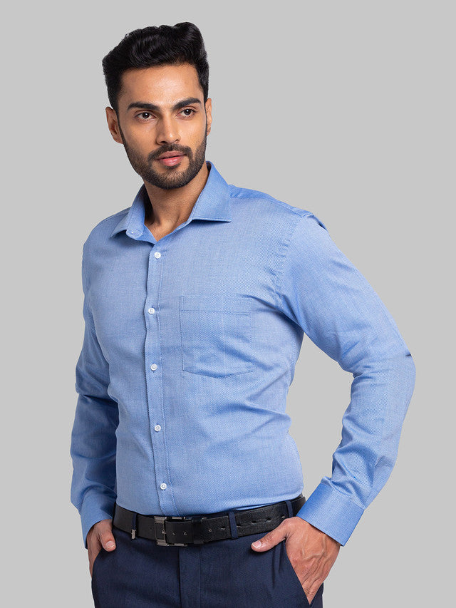 Park Avenue Blue Formal Shirt