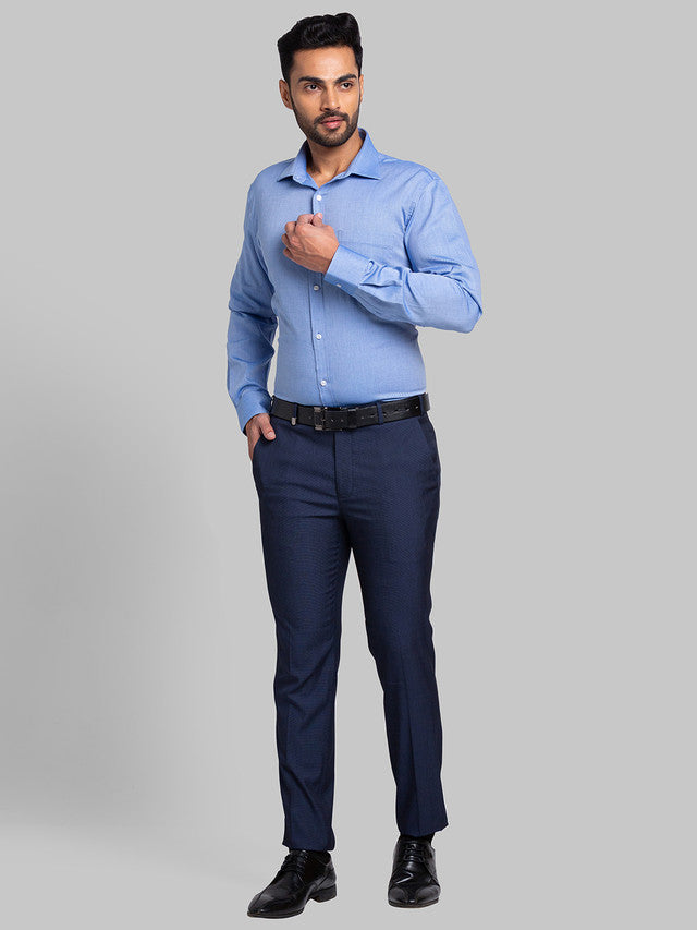 Park Avenue Blue Formal Shirt