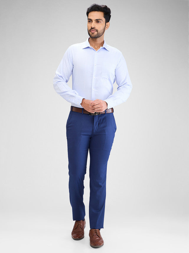 Park Avenue Blue Formal Shirt