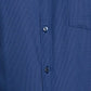 Park Avenue Men Blue Self Design Slim Fit Full Sleeve Semi Cut Away Collar Shirt