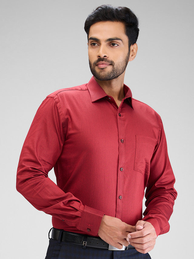 Park Avenue Red Formal Shirt