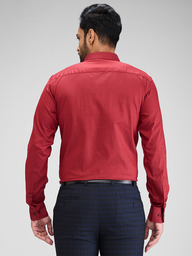 Park Avenue Red Formal Shirt