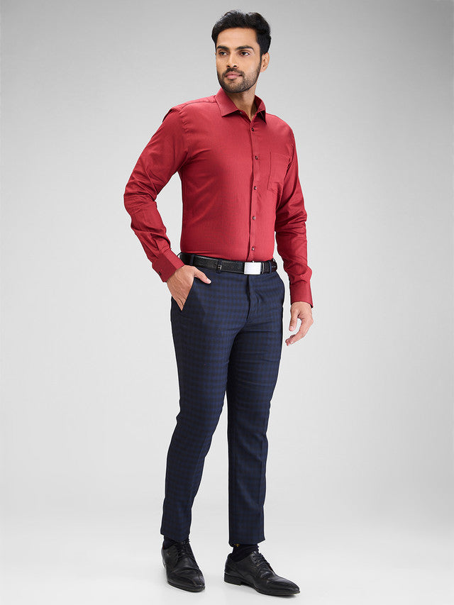 Park Avenue Red Formal Shirt