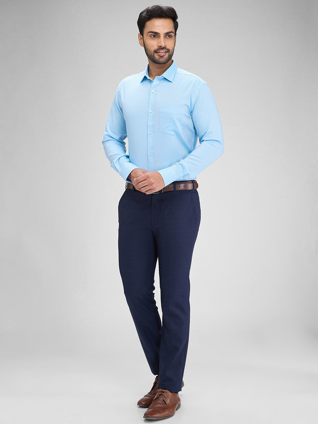 Park Avenue Blue Formal Shirt