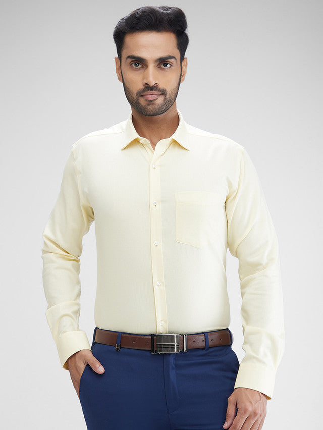 Park Avenue Yellow Formal Shirt