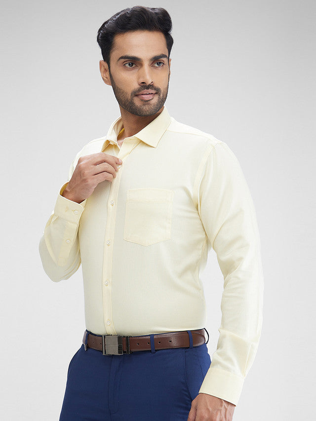 Park Avenue Yellow Formal Shirt