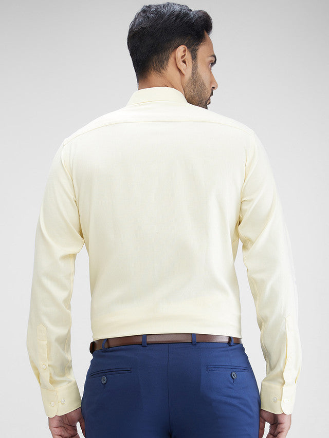 Park Avenue Yellow Formal Shirt