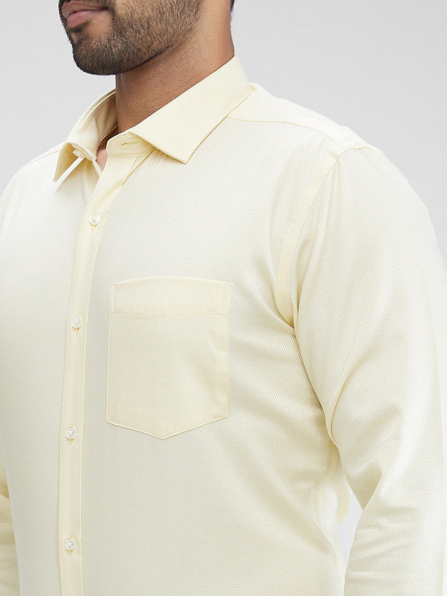 Park Avenue Yellow Formal Shirt