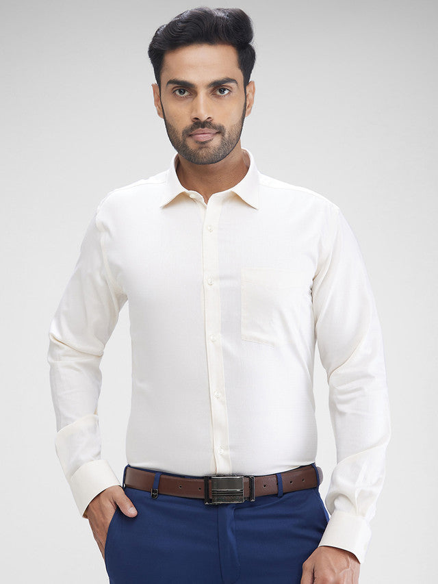 Park Avenue Beige Formal Shirt