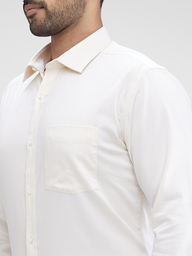 Park Avenue Beige Formal Shirt