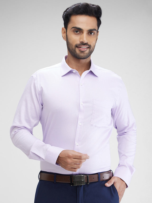 Park Avenue Purple Formal Shirt