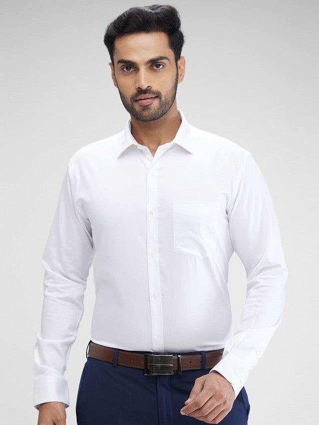 Park Avenue White Formal Shirt