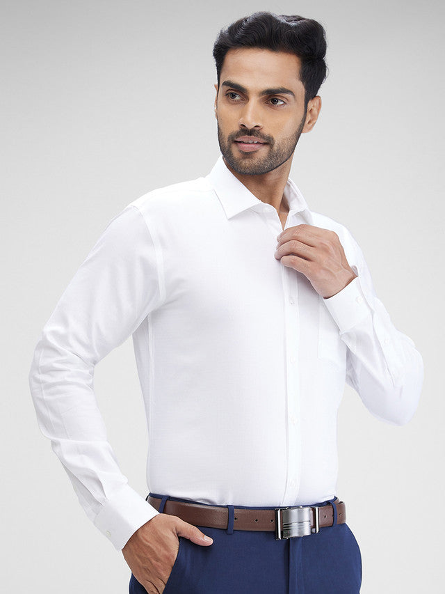 Park Avenue White Formal Shirt