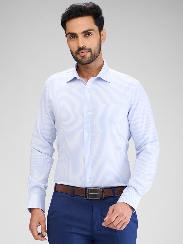 Park Avenue Blue Formal Shirt