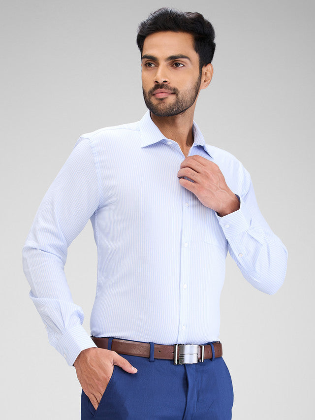 Park Avenue Blue Formal Shirt