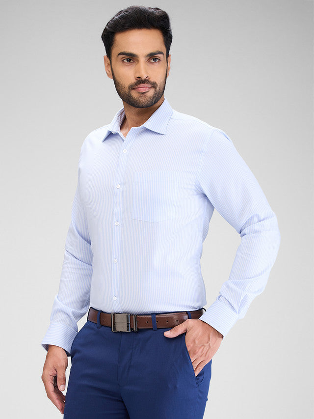 Park Avenue Blue Formal Shirt