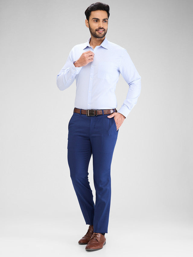 Park Avenue Blue Formal Shirt