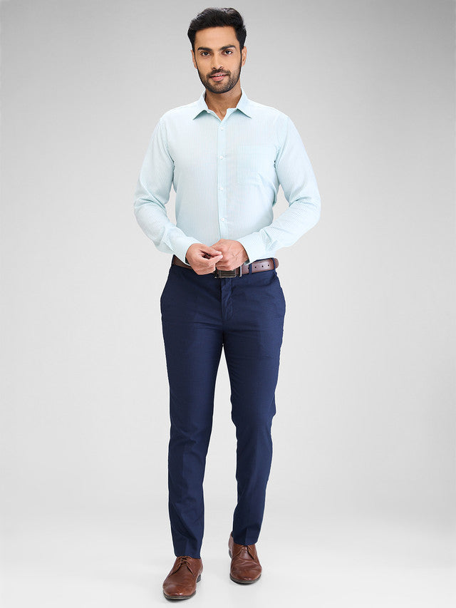 Park Avenue Green Formal Shirt