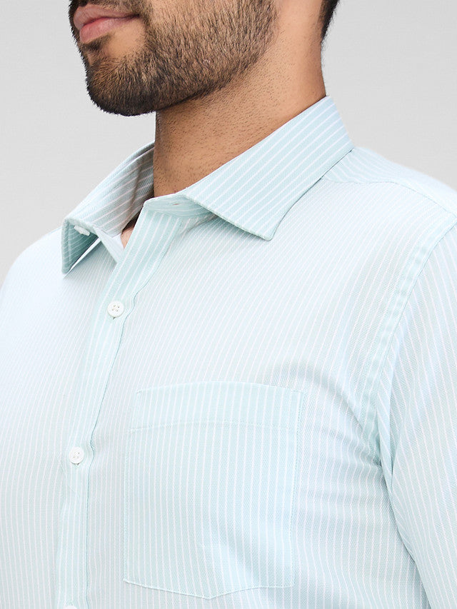 Park Avenue Green Formal Shirt