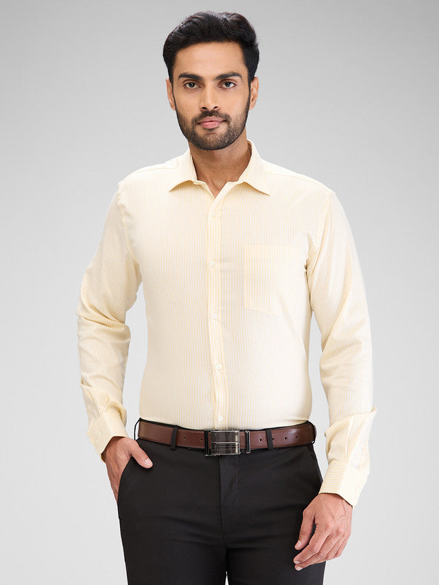 Park Avenue Yellow Formal Shirt