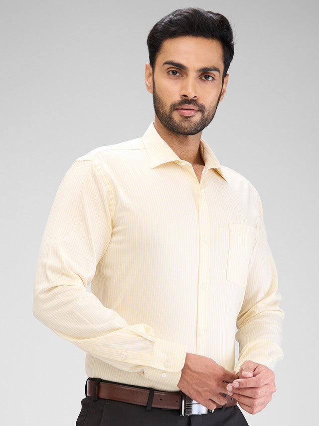 Park Avenue Yellow Formal Shirt