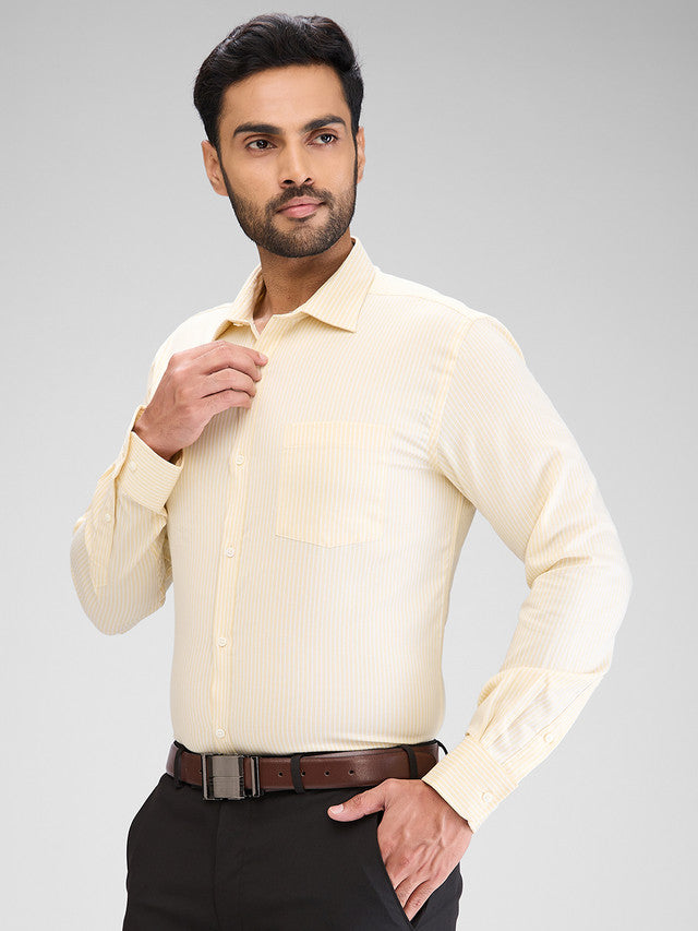 Park Avenue Yellow Formal Shirt