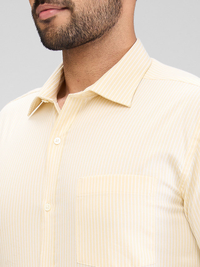 Park Avenue Yellow Formal Shirt