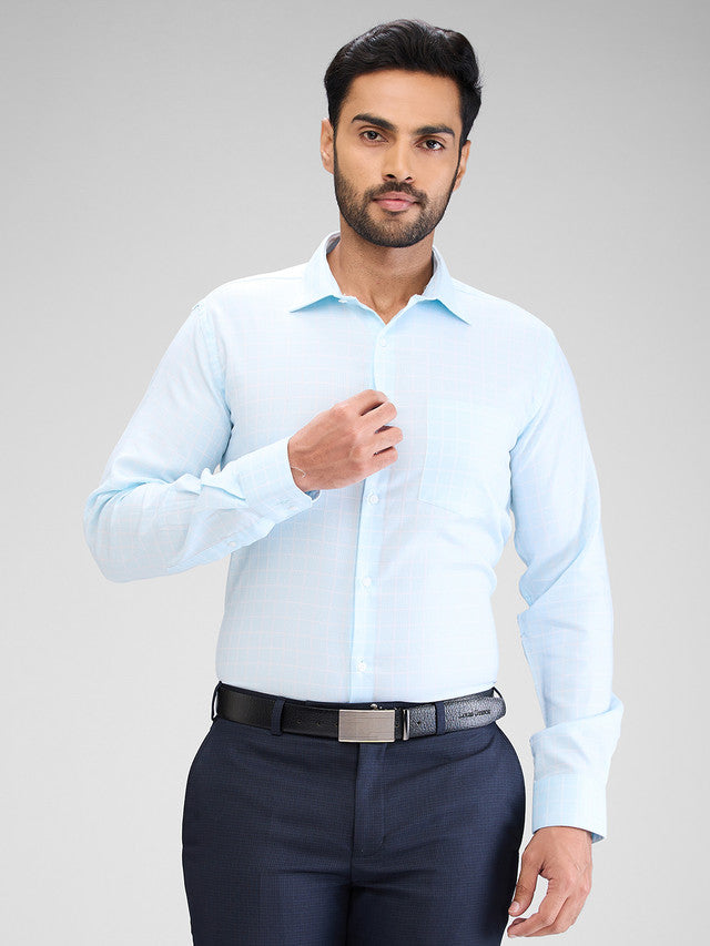 Park Avenue Blue Formal Shirt