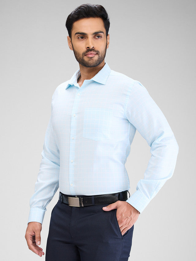 Park Avenue Blue Formal Shirt