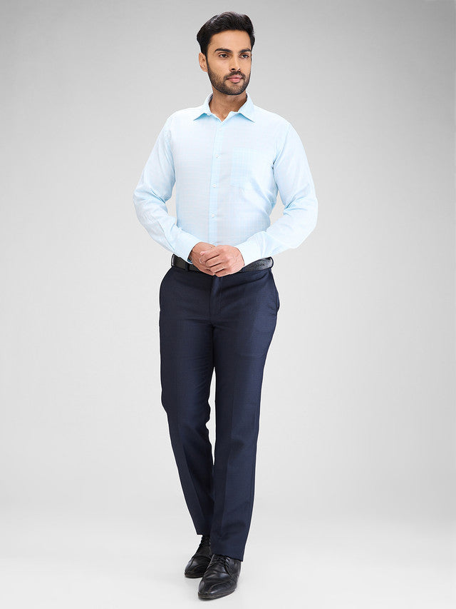 Park Avenue Blue Formal Shirt