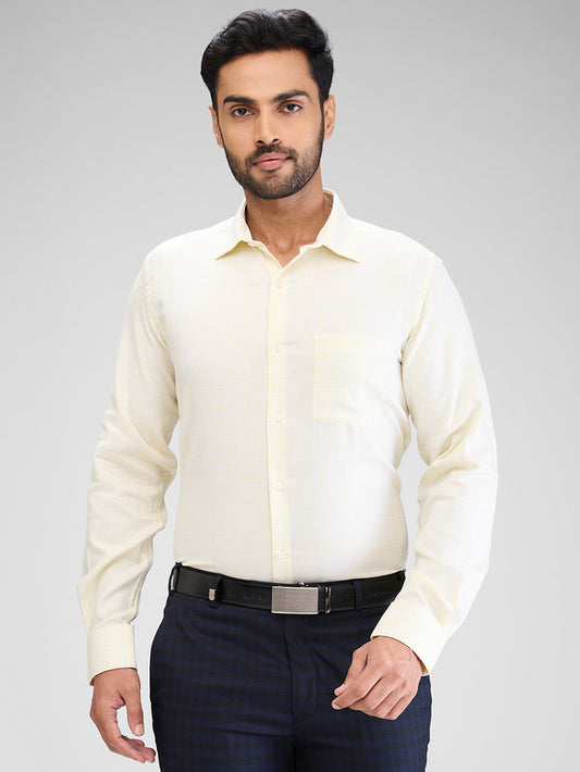 Park Avenue Yellow Formal Shirt