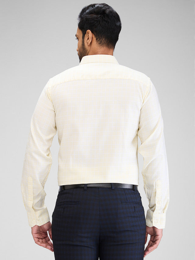 Park Avenue Yellow Formal Shirt