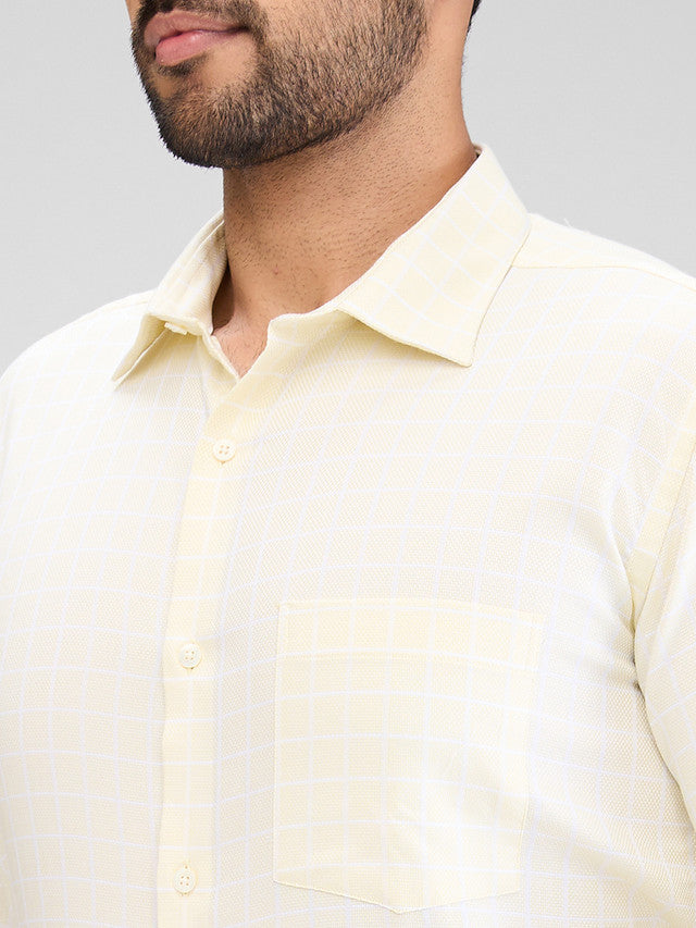 Park Avenue Yellow Formal Shirt