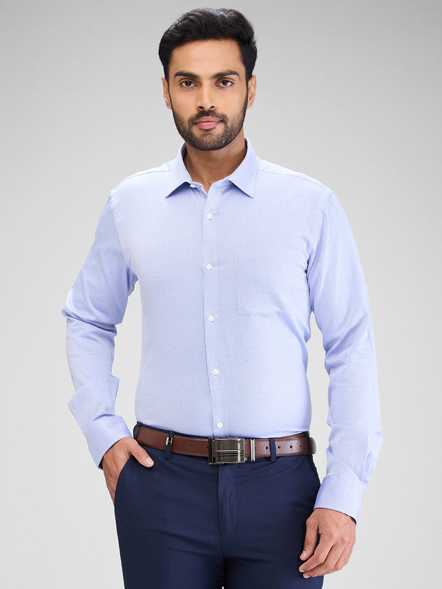 Park Avenue Blue Formal Shirt