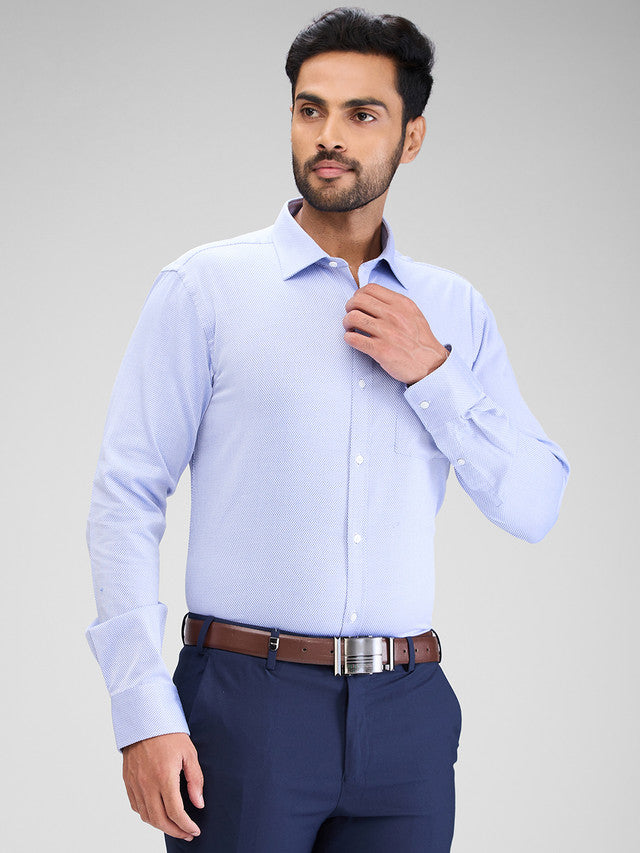 Park Avenue Blue Formal Shirt