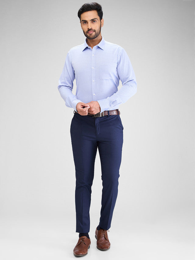 Park Avenue Blue Formal Shirt