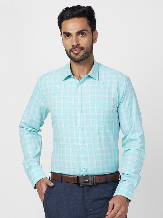 Park Avenue Blue Formal Shirt